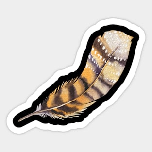 Image: Watercolor, Feather Sticker